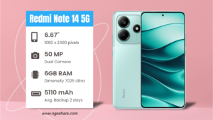 Spesifikasi Redmi Note 14 5G